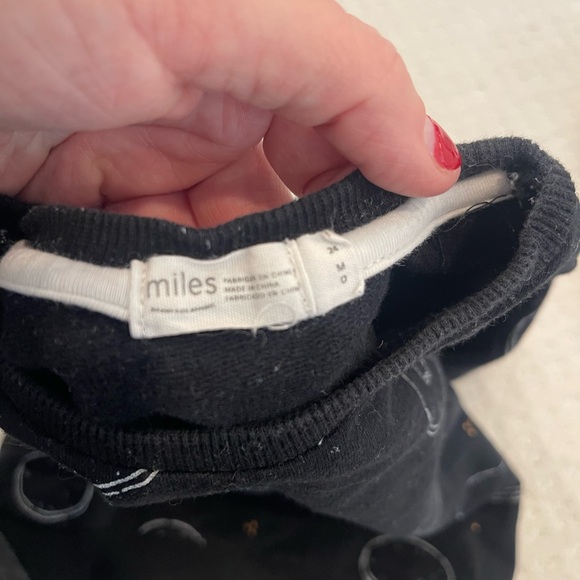 Miles- Black Kids Matching Set with Donut Print - Picture 3 of 3